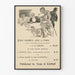 Vintage plakat Two Women and a Fool af C.D. Gibson - Retro vægdekoration