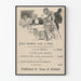 Vintage plakat Two Women and a Fool med sort-hvid illustration