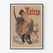 Vintage plakat Tzitza dans og kosmopolitiske sange