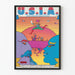 Vintage USIA plakat af Peter Max – Psykedelisk amerikansk vægdekoration
