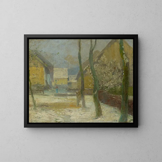 udovt ordk - Artists Courtyard in Slanec in Winter.webp