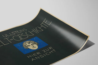 Plakat Ullsteins Weltgeschichte - Vintage vægdekoration — visning af kunstværket