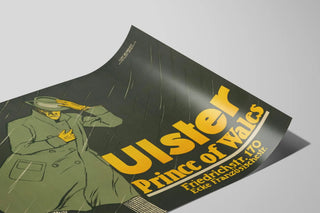 Plakat vintage Ulster Prince of Wales - Poster vægdekoration i mode og elegance — visning af kunstværket