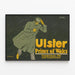 Plakat vintage Ulster Prince of Wales - Poster vægdekoration i mode og elegance — indrammet kunstværk på væggen