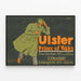 Plakat i vintage mode Ulster Prince of Wales — indrammet kunstværk på væggen