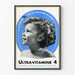 Vintage plakat Ultraviamine 4 vægdekoration til børn