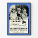 Vintage plakat Ultravitamine 4 glade børn vægdekoration
