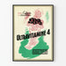 Vintage plakat Ultraviamine 4 vægdekoration til børn og voksne