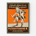 Vintage plakat Ultravitamines 4 - Retro vægdekoration til børn