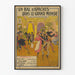 Vintage plakat En bal af apacher i den store verden