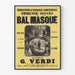 Vintage plakat af Le Bal Masqué - Opera i 5 akter af G. Verdi