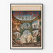 Vintage teaterplakat En drama i havets dyb - skuespil i 5 akter