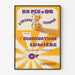 Vintage plakat En smule guld vægdekoration retro