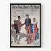 Vintage plakat Uncle Sam Here’s My Hand - Amerikansk patriotisk vægdekoration