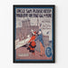 Vintage plakat af Uncle Sam og soldater afgang