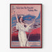 Vintage plakat Uncle Sam Den fredelige kampmand