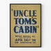 Vintage plakat Uncle Tom's Cabin Federal Theatre