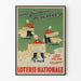 Vintage plakat af National Lotteri - En ny formel