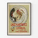 Vintage plakat af unge kunstnere til karneval 1904