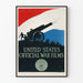 Dekorativ plakat United States officielle krigsfilm