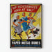 Vintage propagandaplakater 'Up Housewives and At 'Em' til vægdekoration