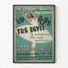 Vintage plakat af forestillingen 'Up Pops The Devil' på Waterloo Teatret