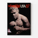 Plakat Skulptur Bokser i ler USA 87