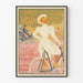 Vintage plakat af Delin fabrikker for cykler og biler