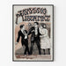 Vintage plakat af teater Uskyldigt Mistænkt