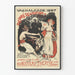 Vintage plakat Vachalcade 1897 ved Det Nye Teater - Kunstnerisk vægdekoration