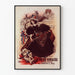 Vintage plakat La Vache Enragée 1897 retro vægdekoration