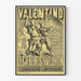 Vintage Valentino Plakat De Frères Valjhon Amerikanske Jonglørene