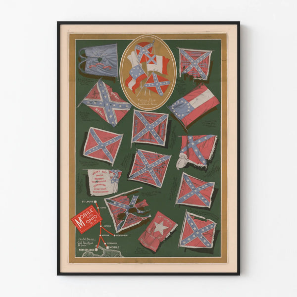 various-flags-carried-by-the-confederate-armies