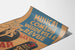 Vintage plakat for musikalsk komedie vaudeville Alcatzar