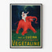 Vintage plakat Végétaline Køkken Rød Elefant