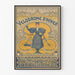 Vintage plakat cykeludstilling Internationale Velodrome d'Hiver Bruxelles 1895