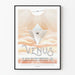 Dekorativ plakat Venus Cloud 9 Observatorium - Futuristisk rum- og astronomi plakat
