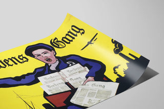 Plakat Vintage Verdens Gang til vægdekoration — visning af kunstværket