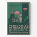 Vintage plakat for Vereinigte Werkstätten juleudstilling
