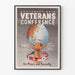 Vintage plakat for Veteranernes konference i Sydøstasien 1952