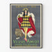 Vintage plakat Veuve Amiot Crémant du Roi vægdekoration