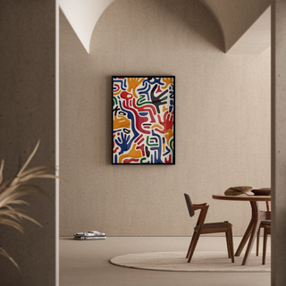 Pop Art Plakat - Håndbevægelse