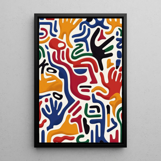 Pop Art Plakat - Håndbevægelse