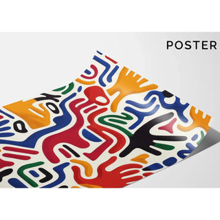 Pop Art Plakat - Håndbevægelse