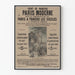 Vintage Paris Moderne plakat – Historisk vægdekoration