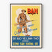 Vietnamesisk militærpropagandaplakat - Vintage vægdekoration