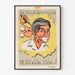 vietnamese vintage vægdekoration plakat