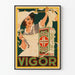 Vintage plakat Vigor Seifen-Pulver, retro vægdekoration