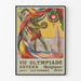 Vintage plakat fra Antwerpen-OL 1920 vægdekoration