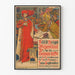 Vintage plakat for Guldsmeden-udstillingen i Brugge 1907